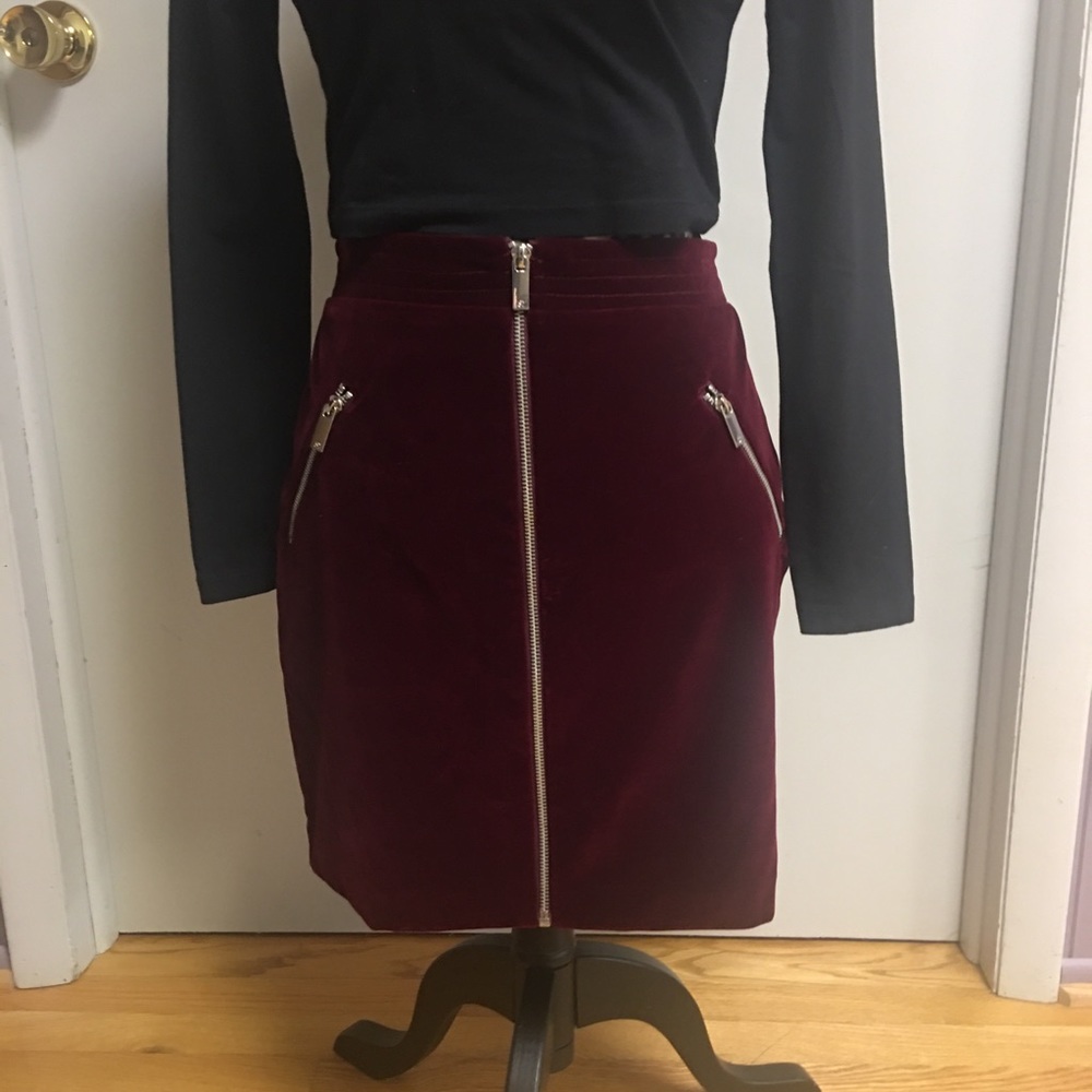 Supertrash Velvet Mini Skirt Size L/40